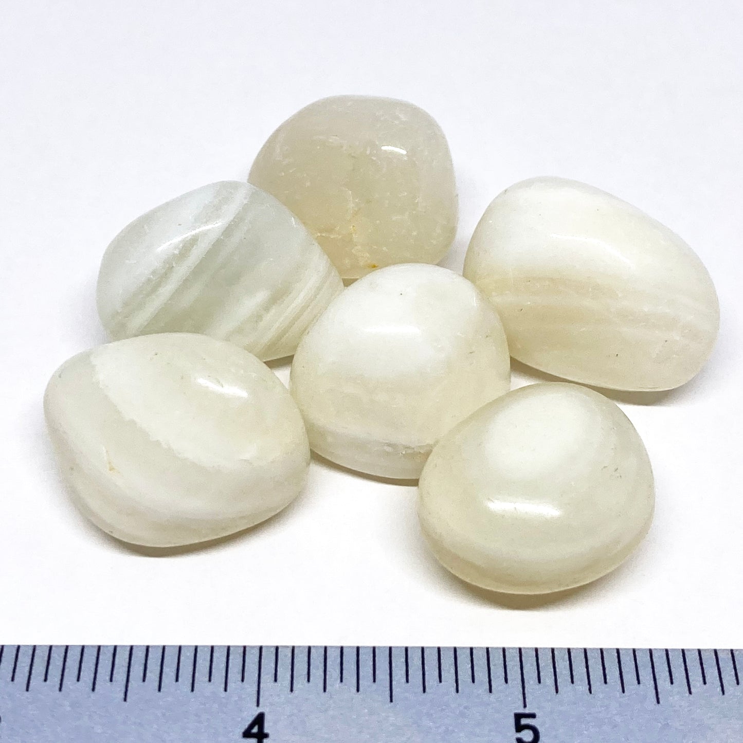 Agate Banded White Tumbled