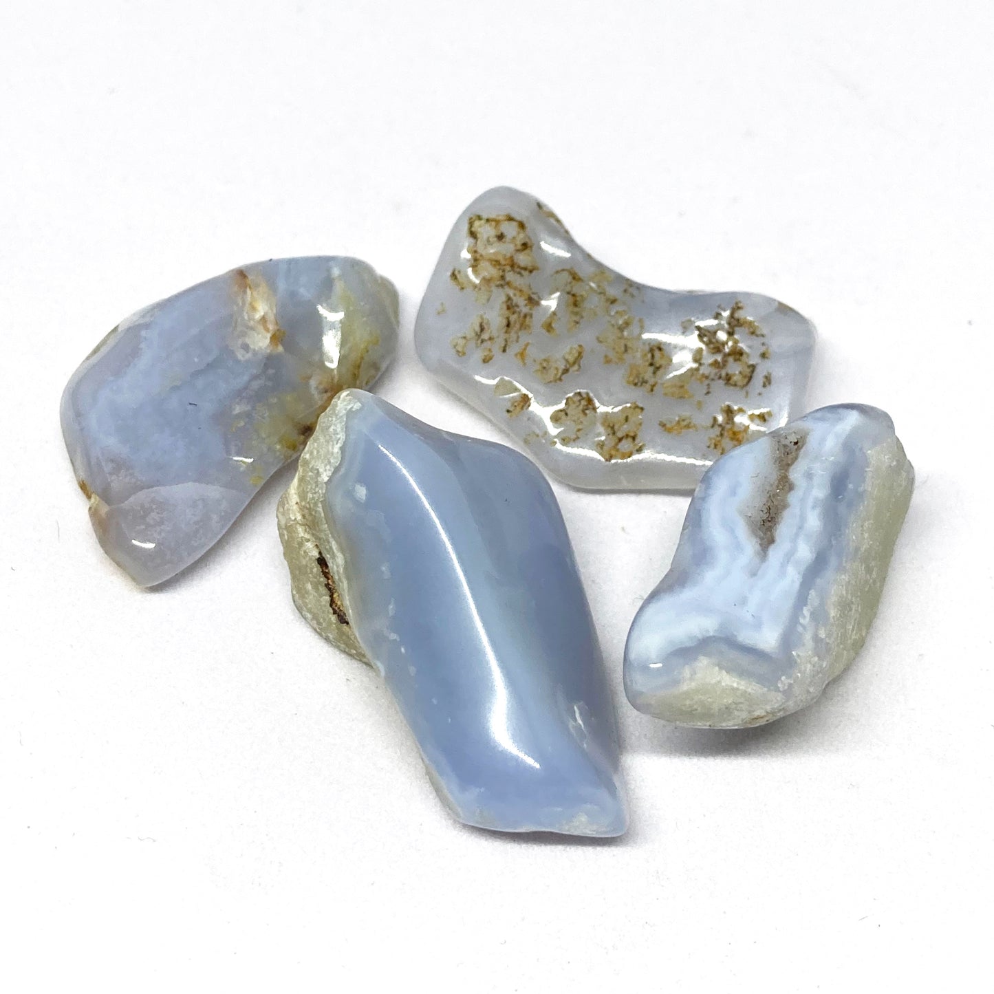 Agate Blue Lace Tumbled
