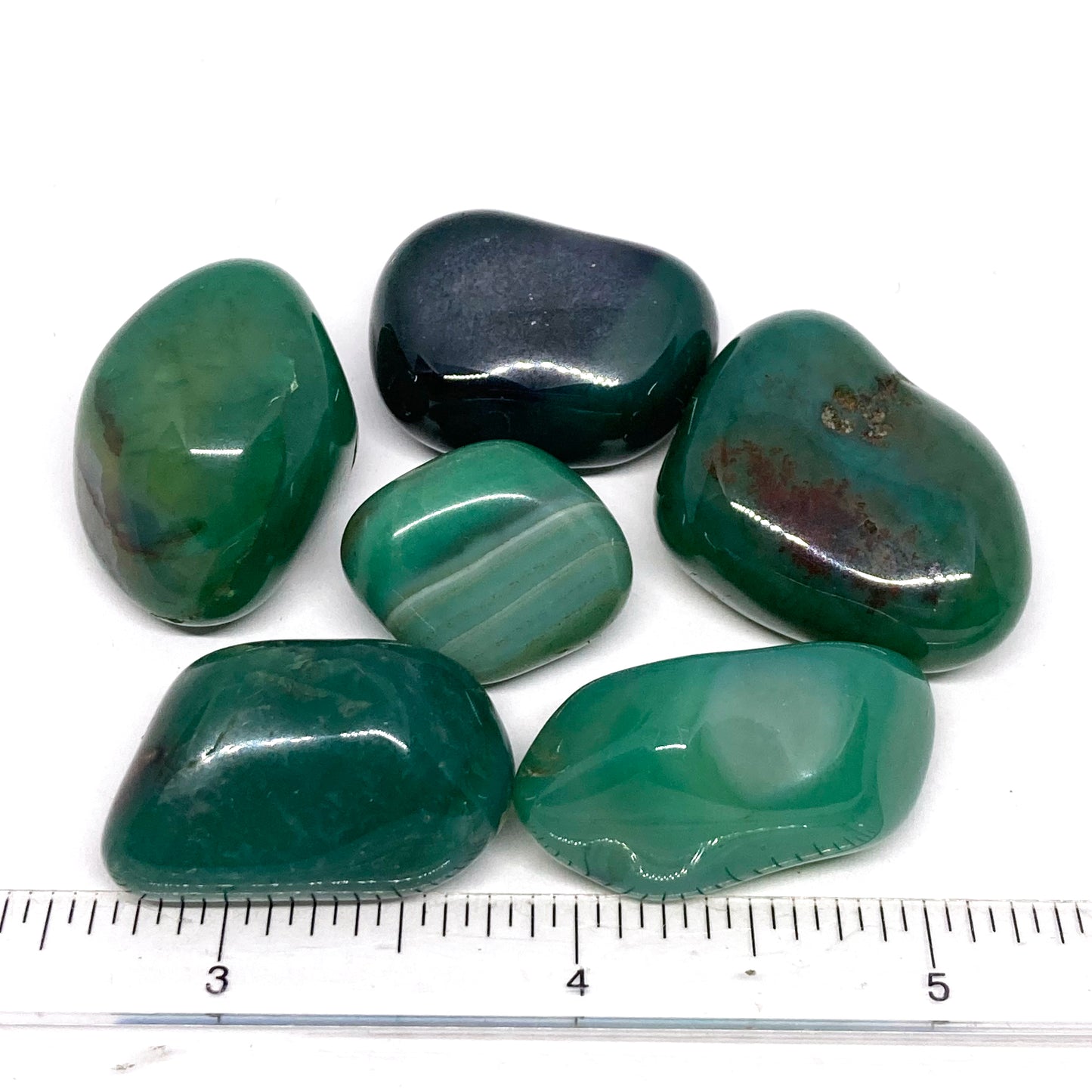 Agate Green Tumbled