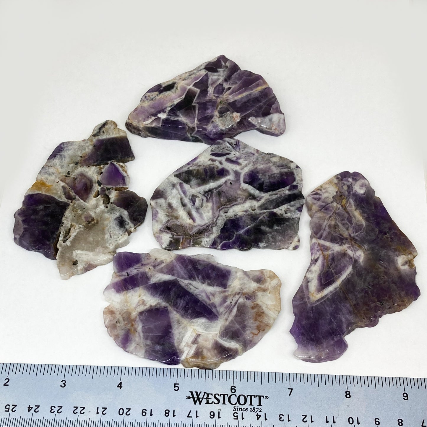 Amethyst Chevron Slice
