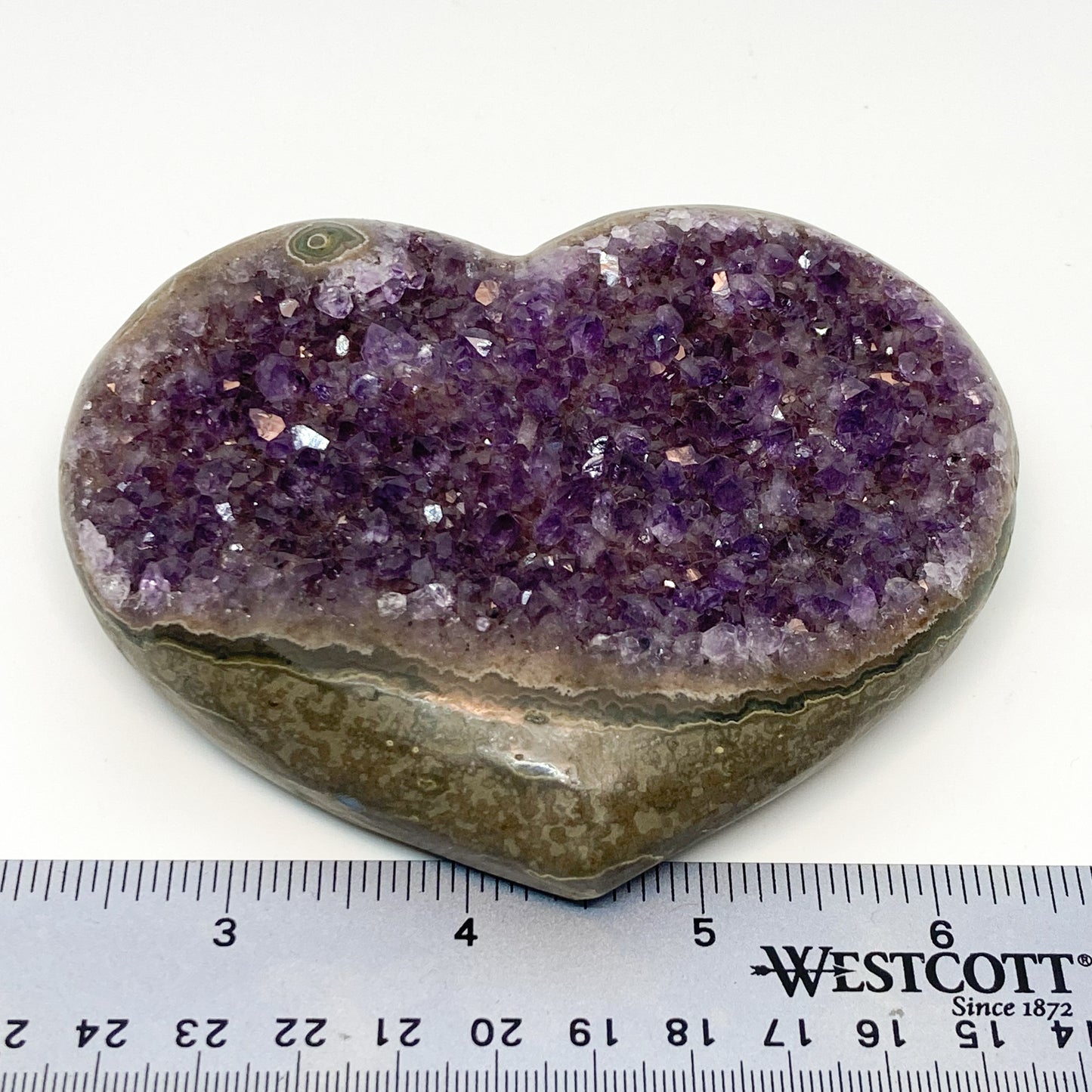 Amethyst Geode Heart