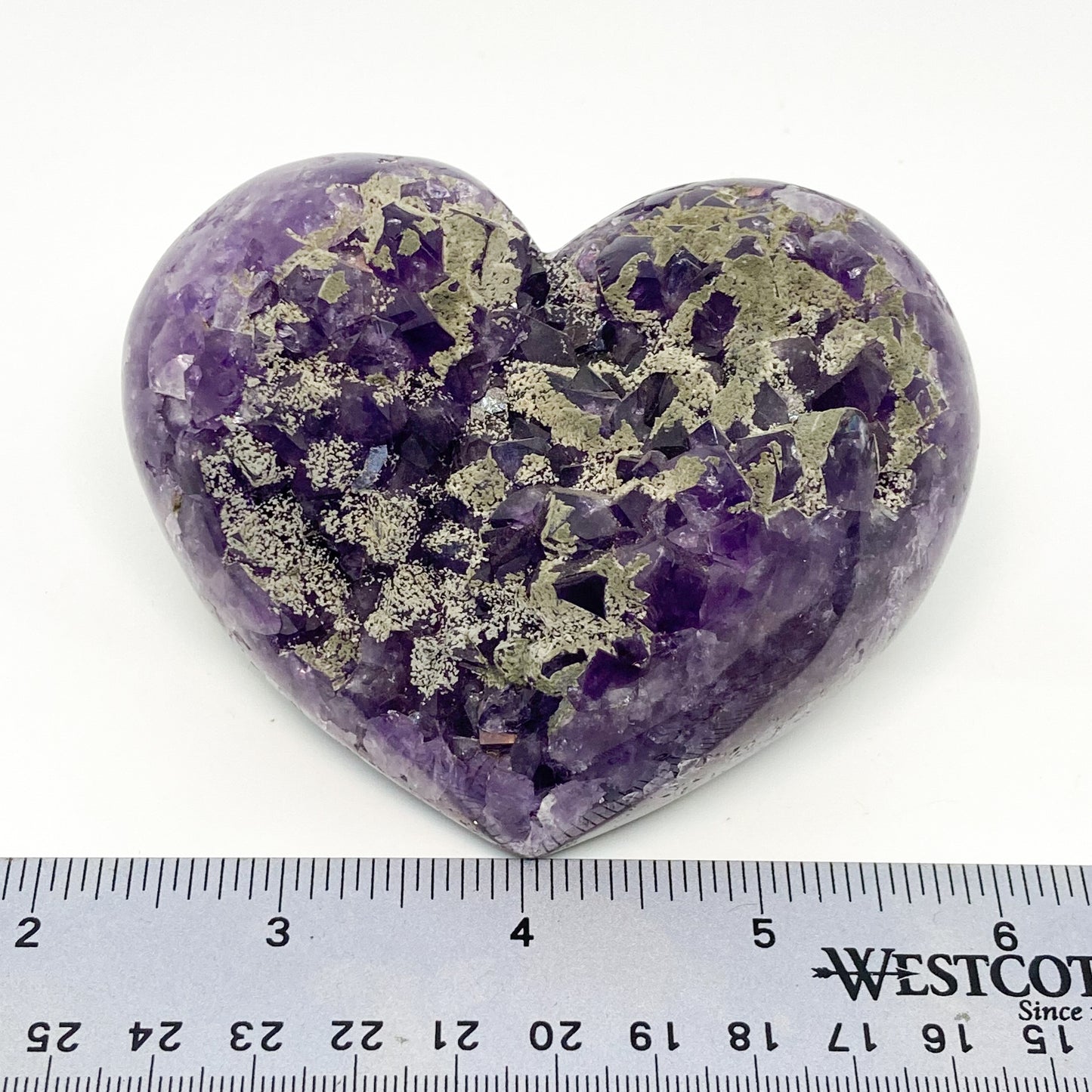 Amethyst Geode Heart