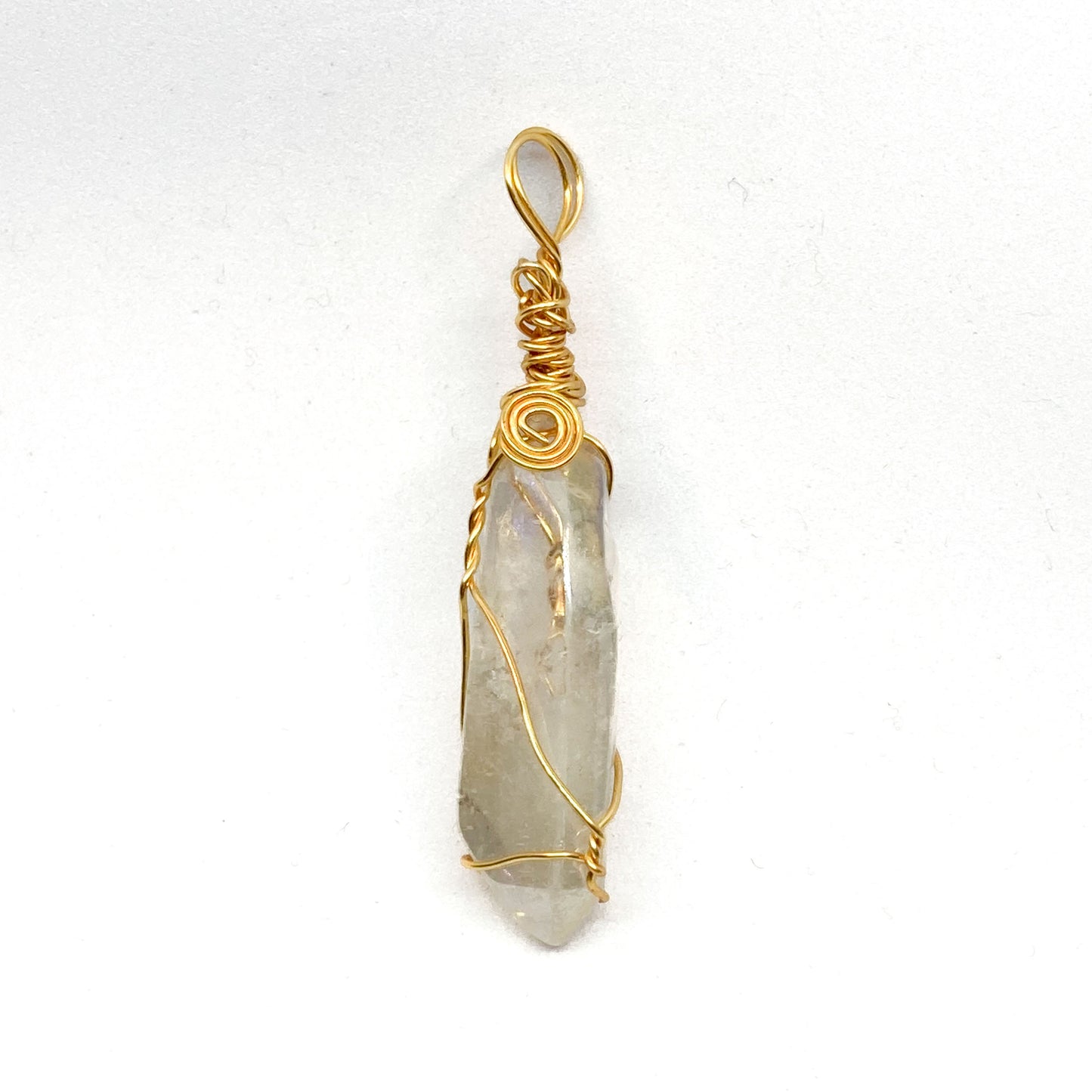 Angel Aura Quartz Pendant