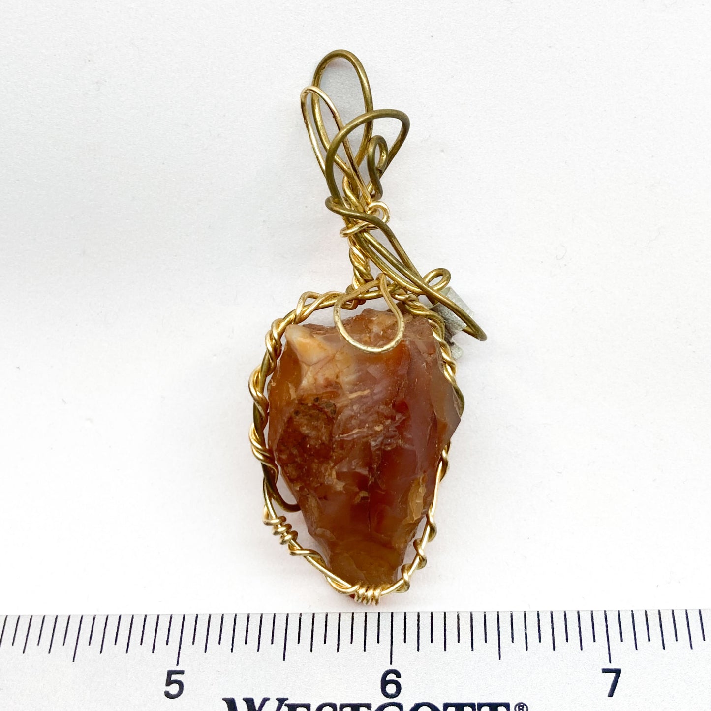 Carnelian Raw Pendant