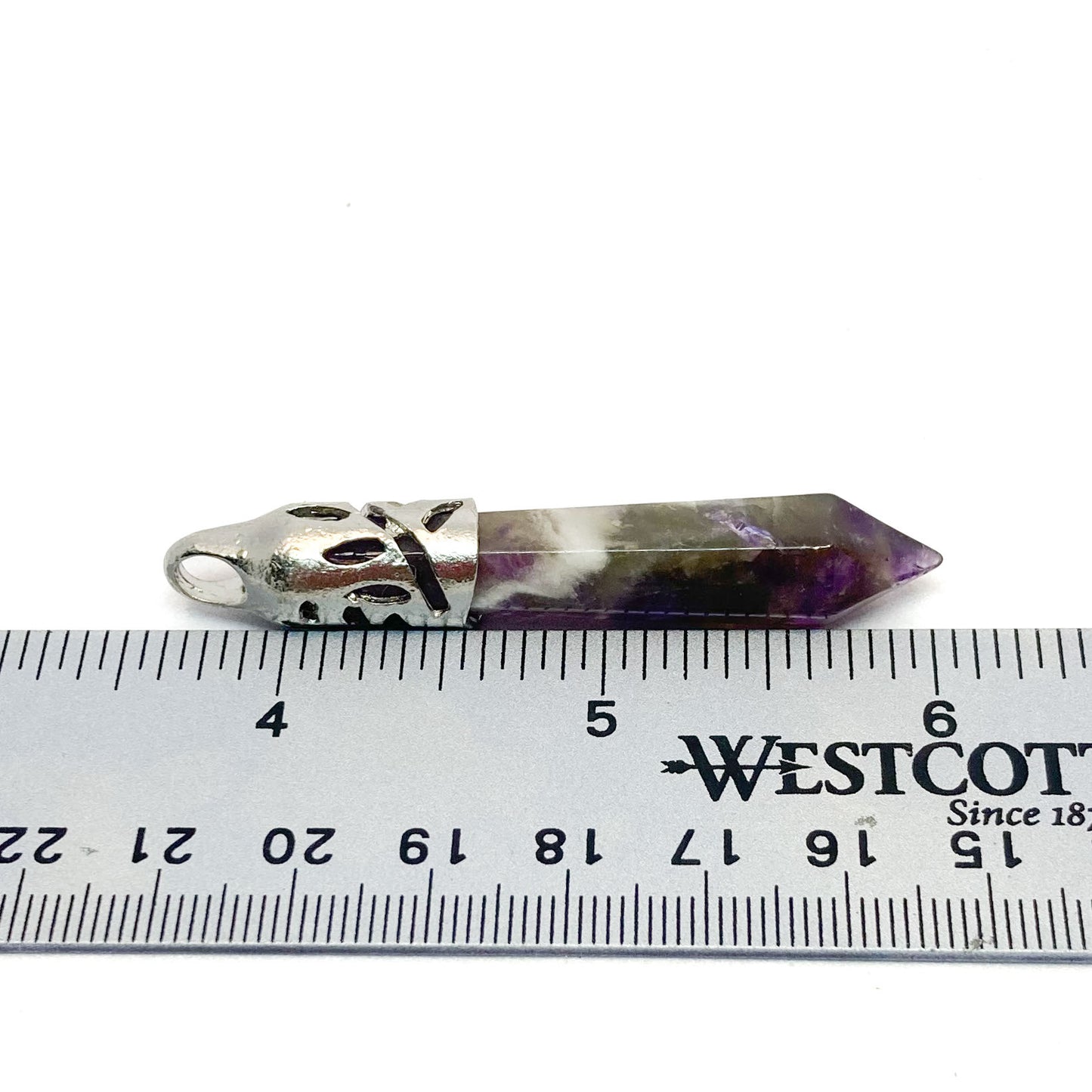 Chevron Amethyst Pndant