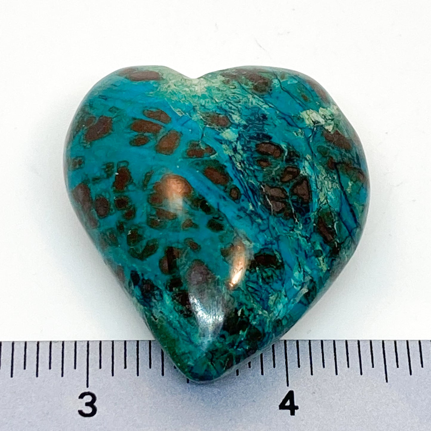 Chrysocolla Heart