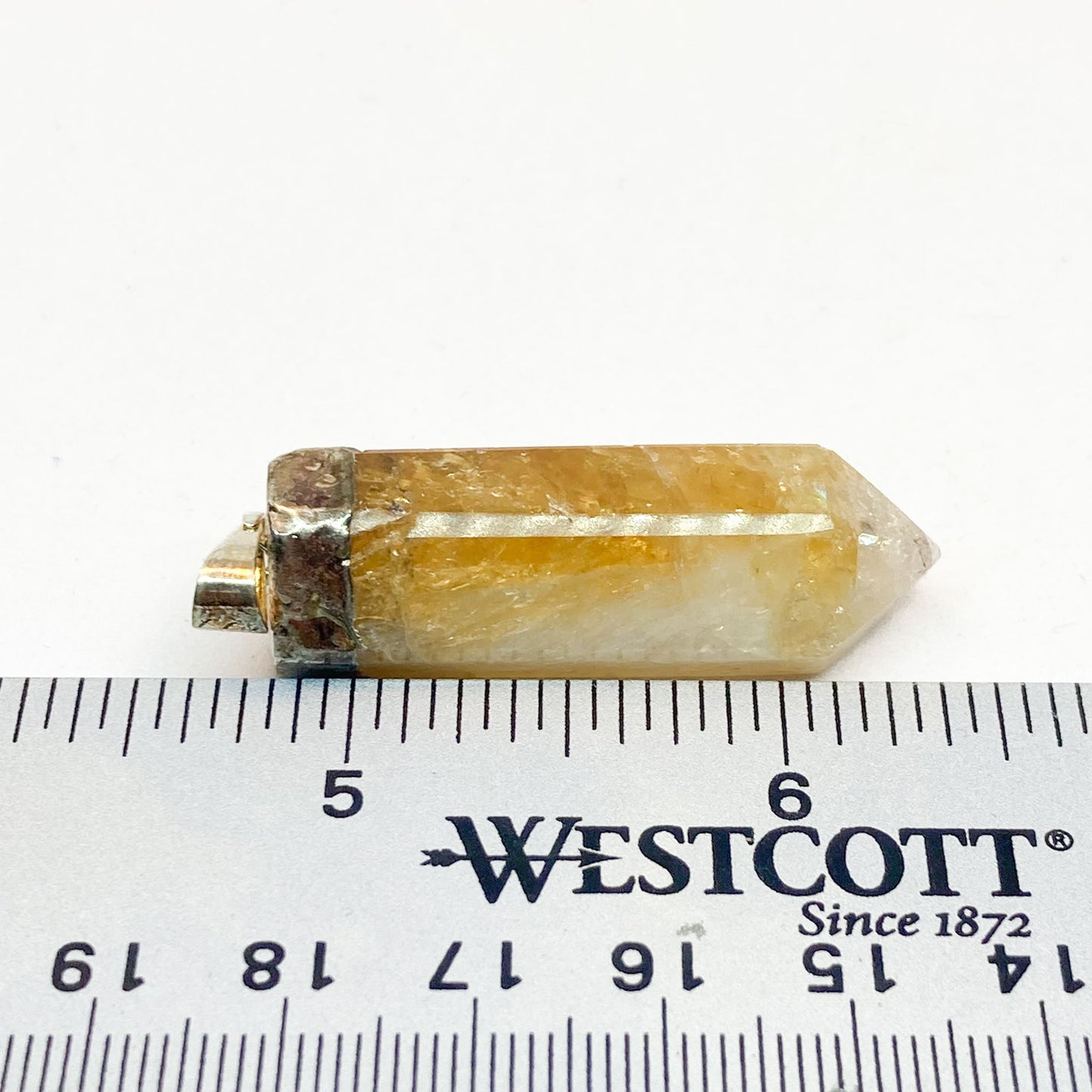 Citrine Point Pendant