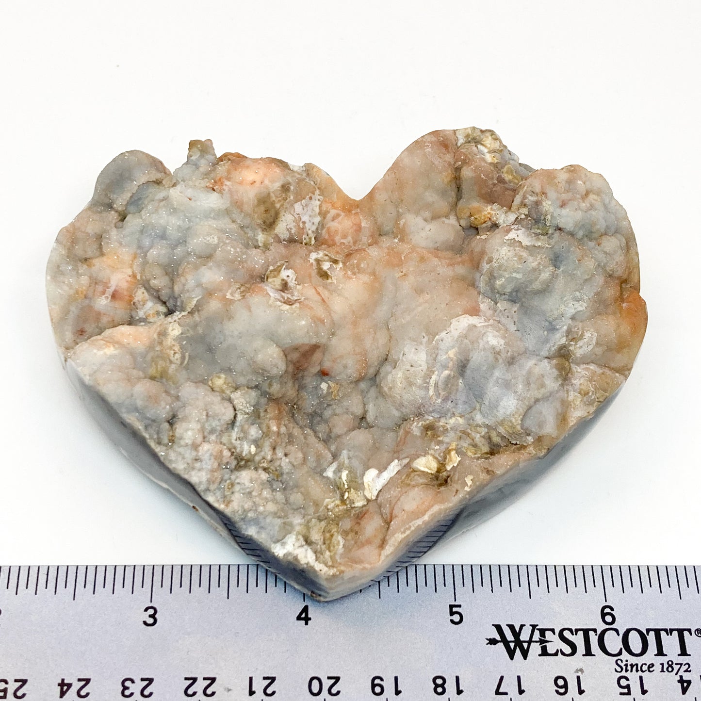 Druzy Agate Heart