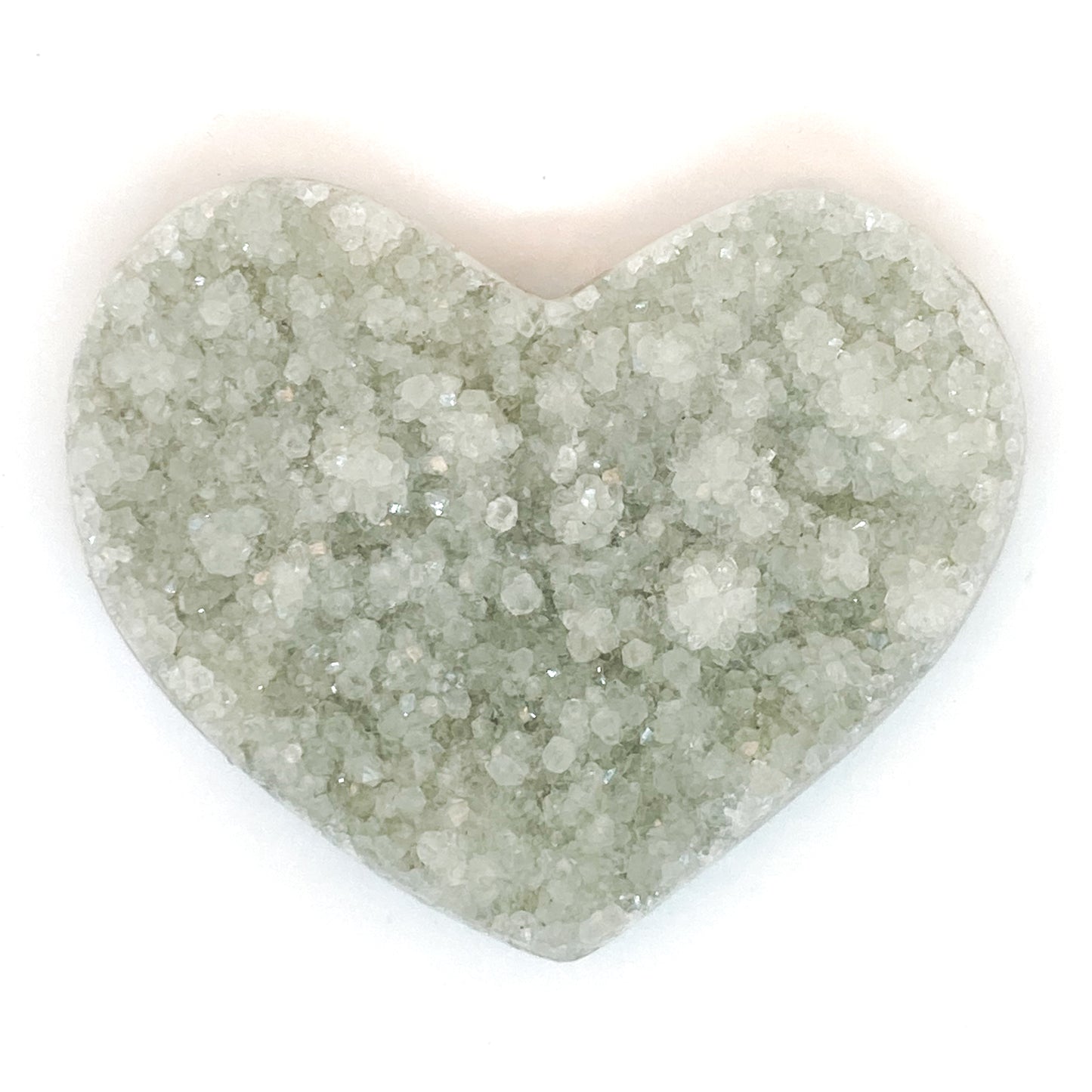 Green Amethyst Heart