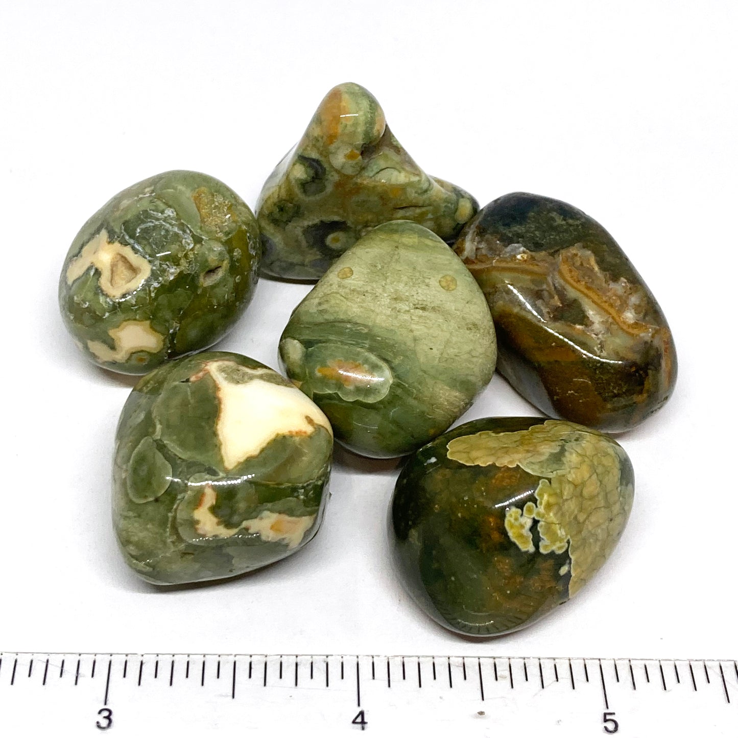 Jasper Rainforest or Rhyolite Tumbled