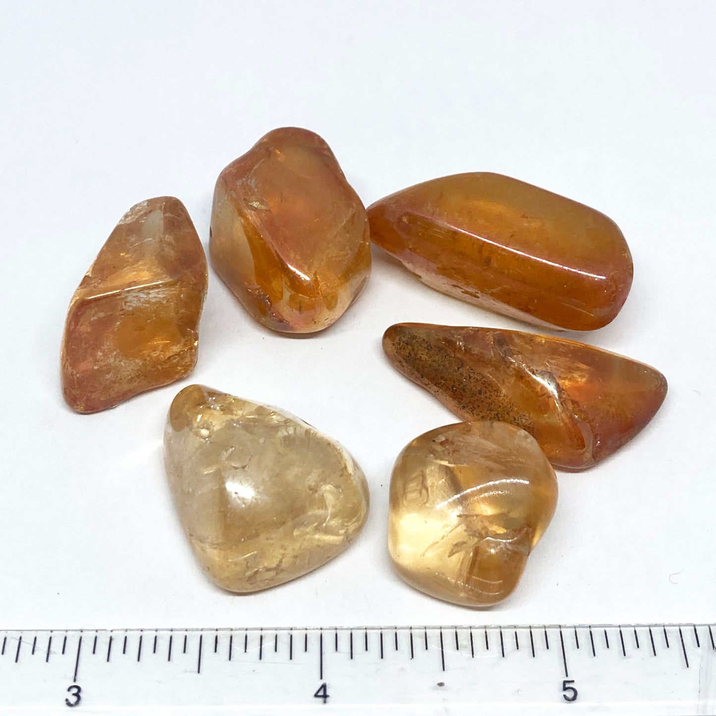 Quartz Golden Aura Tumbled