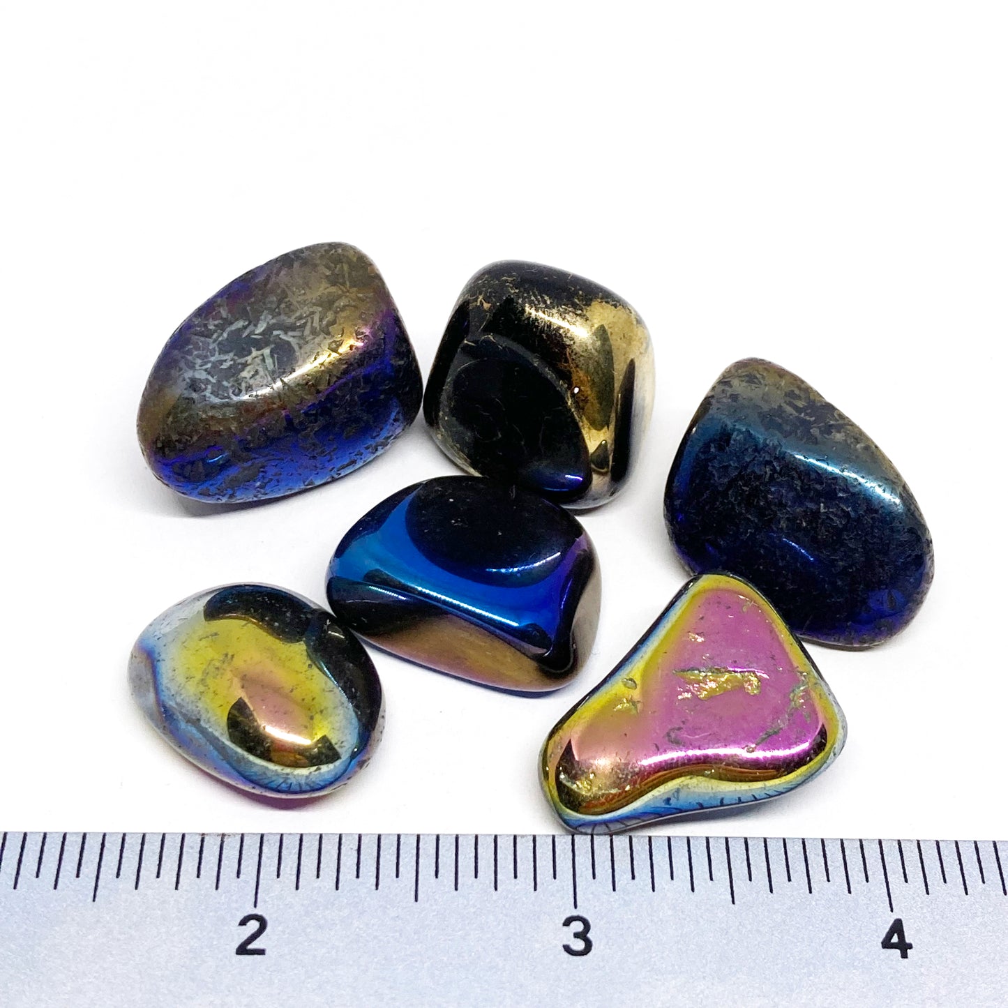 Quartz Titanium Aura Tumbled