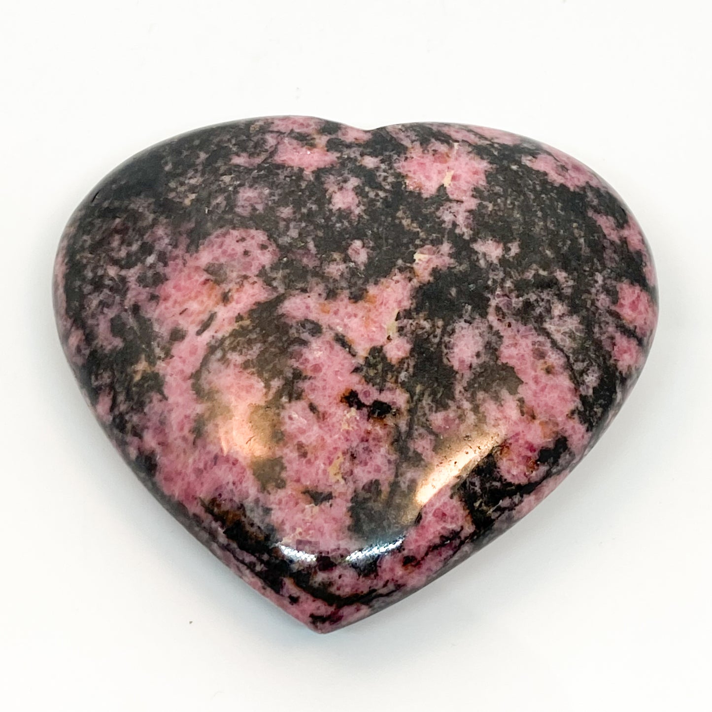 Rhodolite Heart