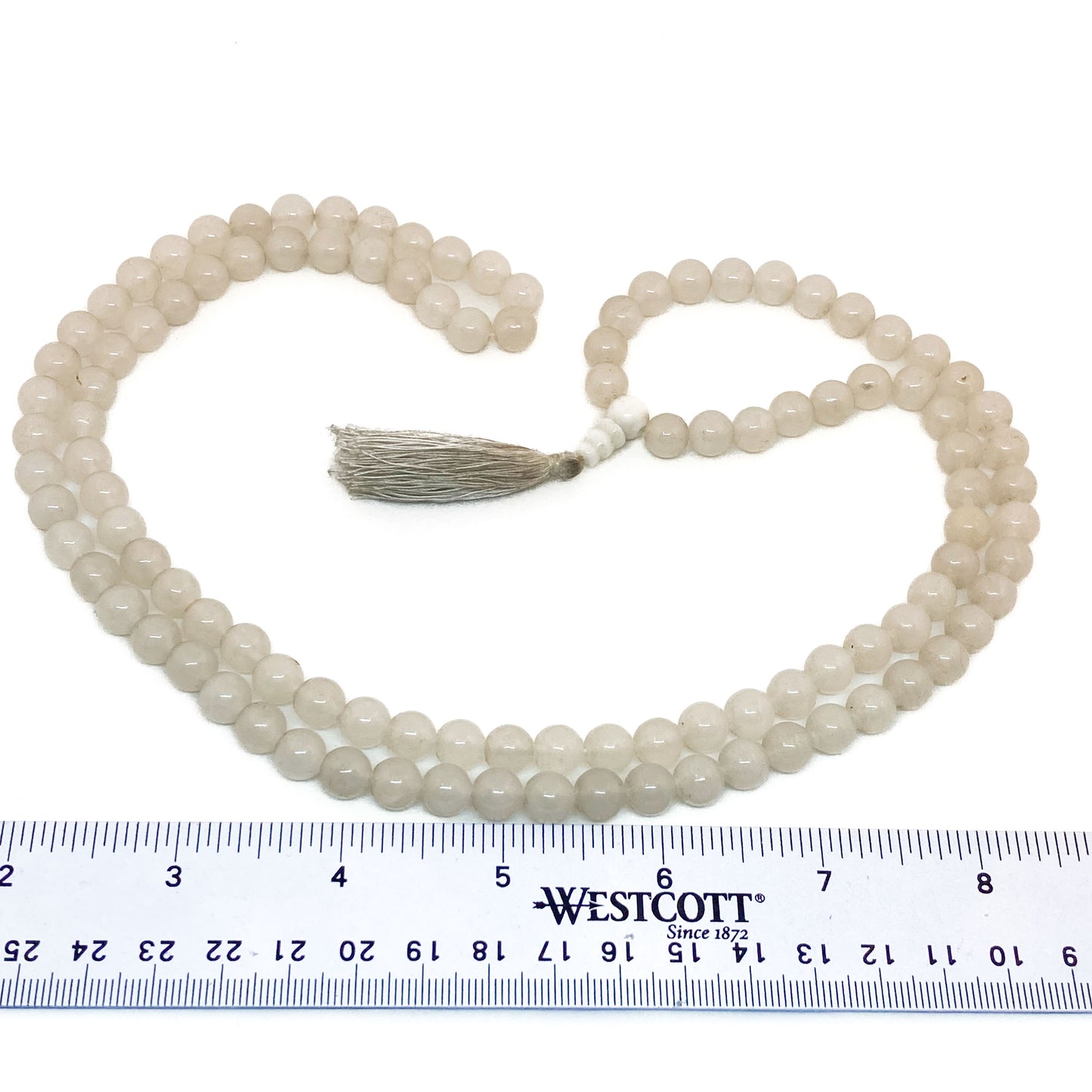 Snow Quartz Mala