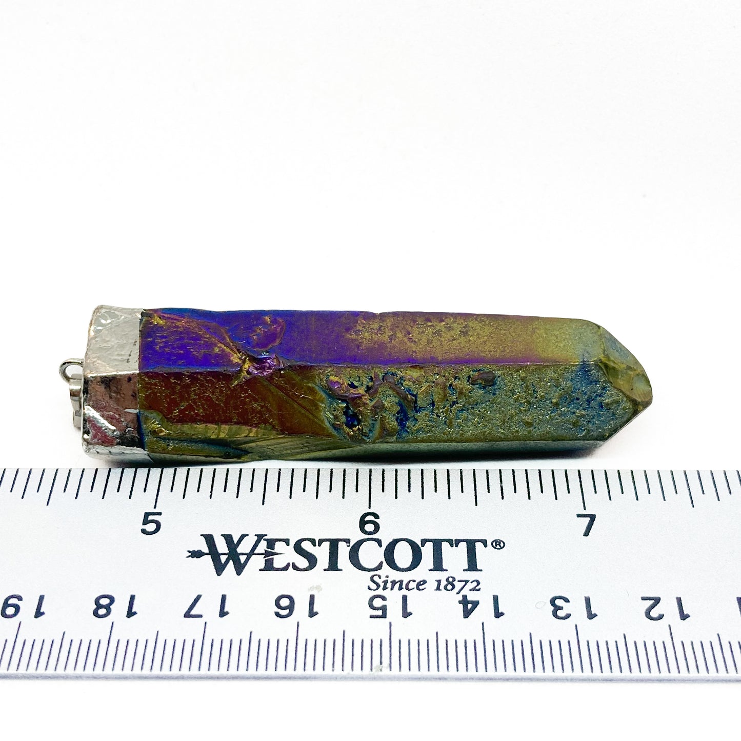 Titanium Aura Quartz Pendant