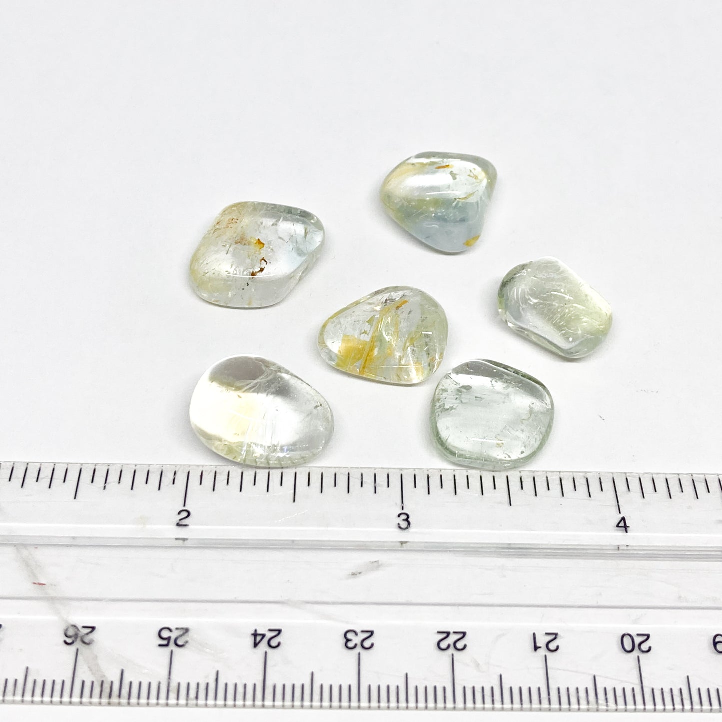 Topaz Silver Blue Tumbled