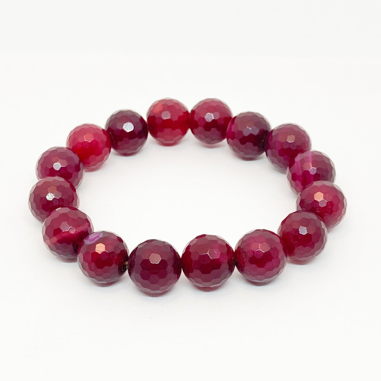 Faceted Rubillite Bracelet