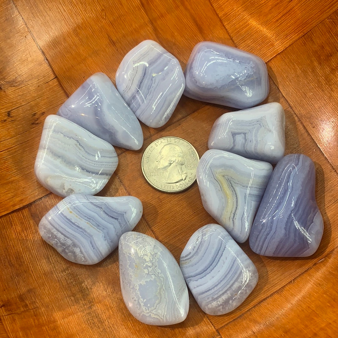 Blue lace agate
