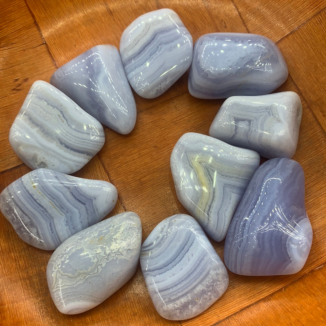 Blue lace agate