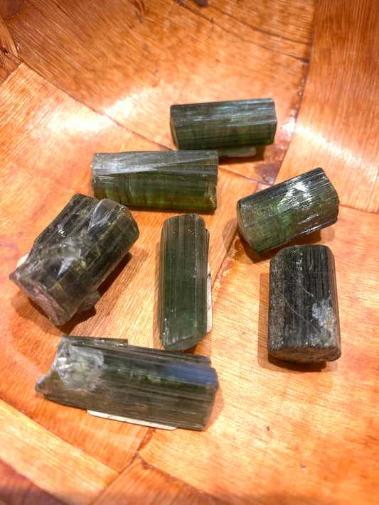 Raw Green Tourmaline