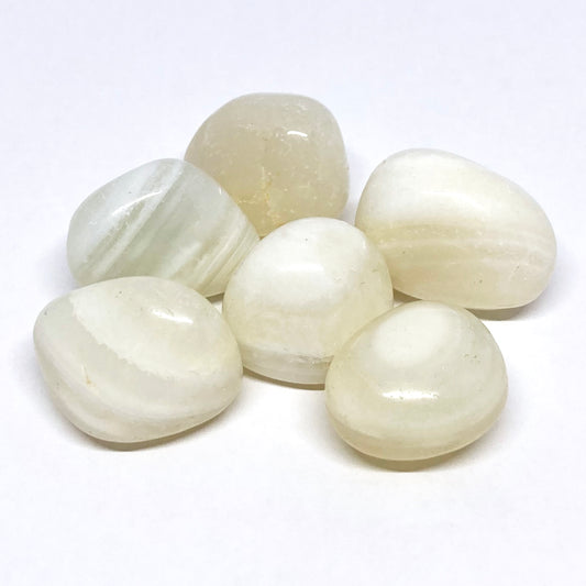 Agate Banded White Tumbled