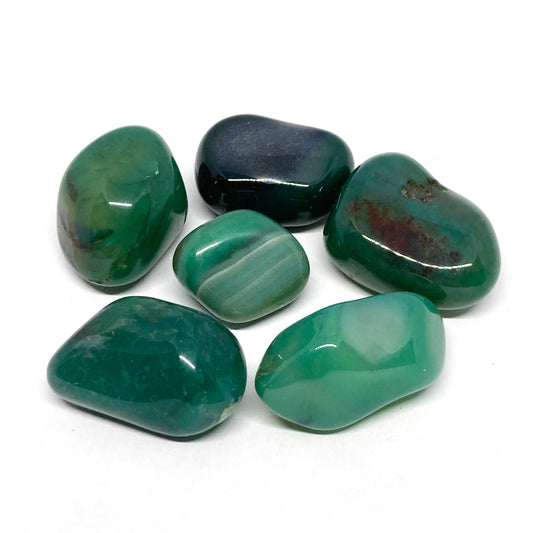 Agate Green Tumbled