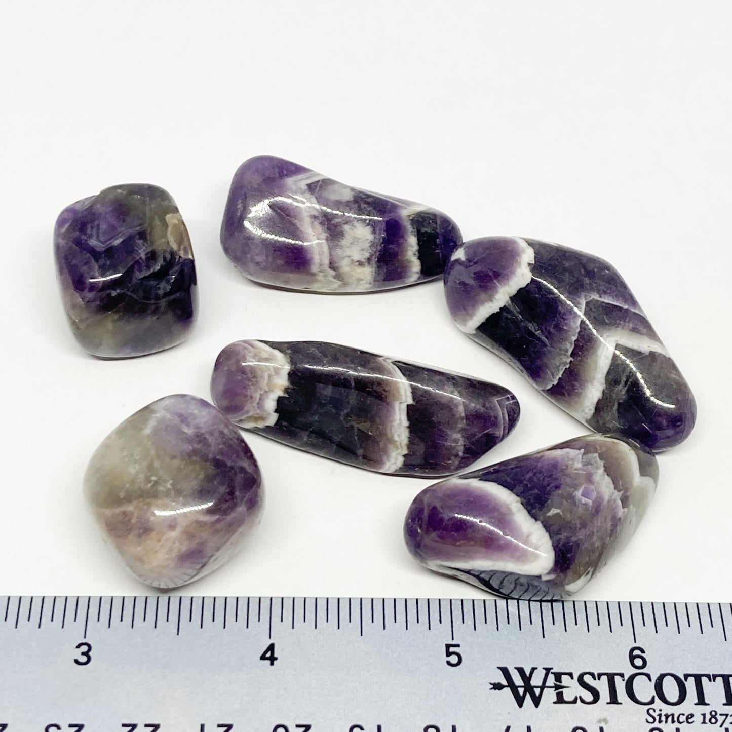 Amethyst Chevron Tumbled