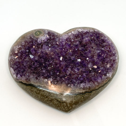 Amethyst Geode Heart