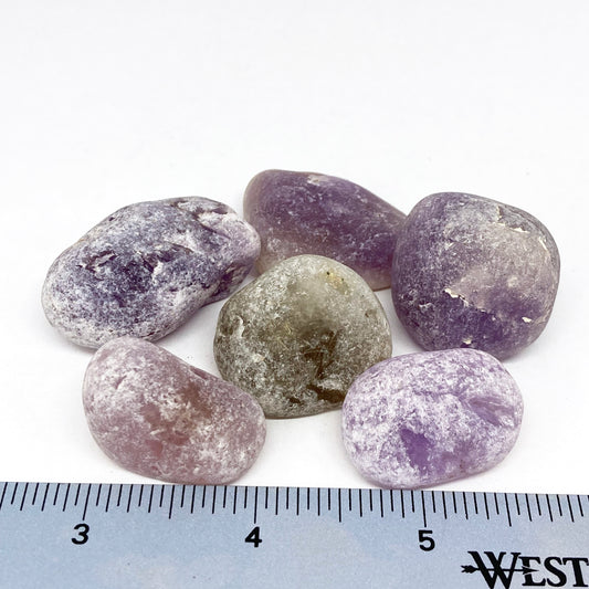 Amethyst Window Cut Tumbled