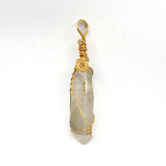 Angel Aura Quartz Pendant