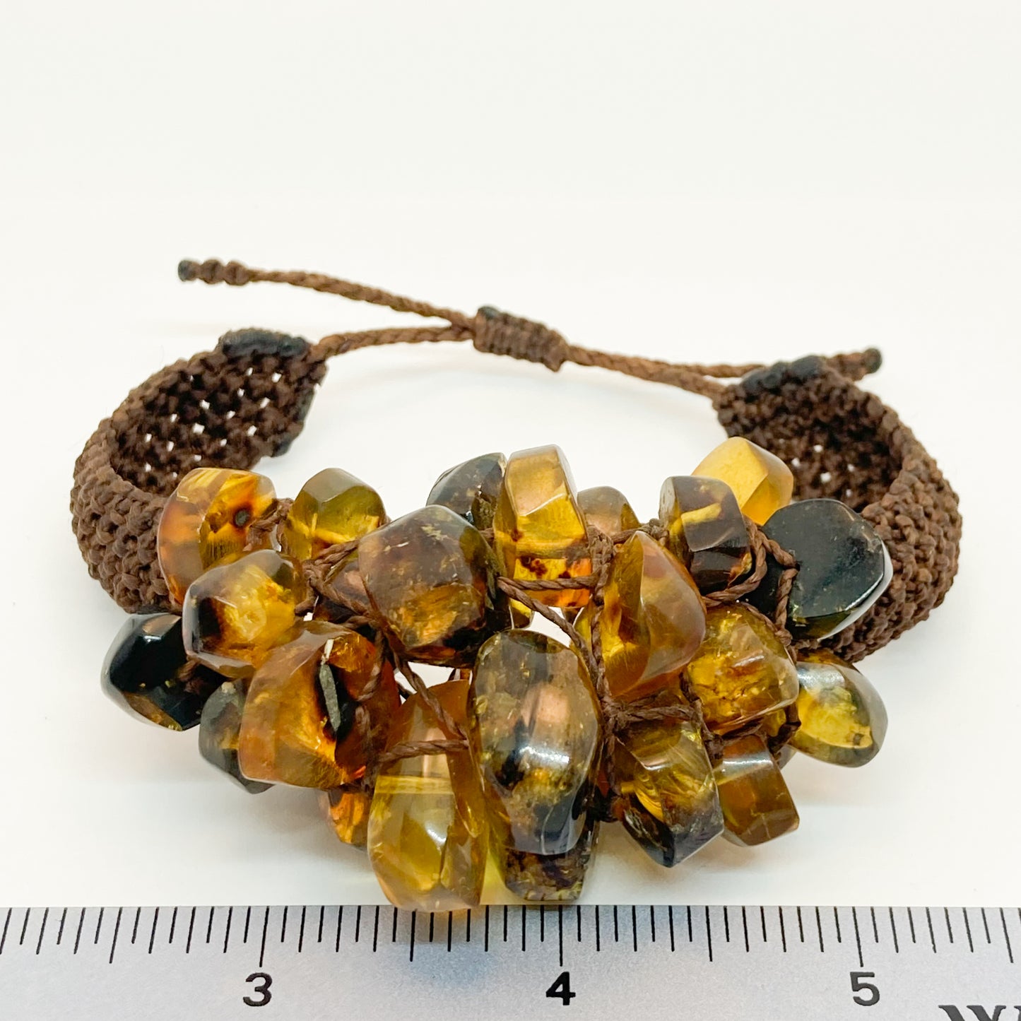 Baltic Amber Macrame Bracelet