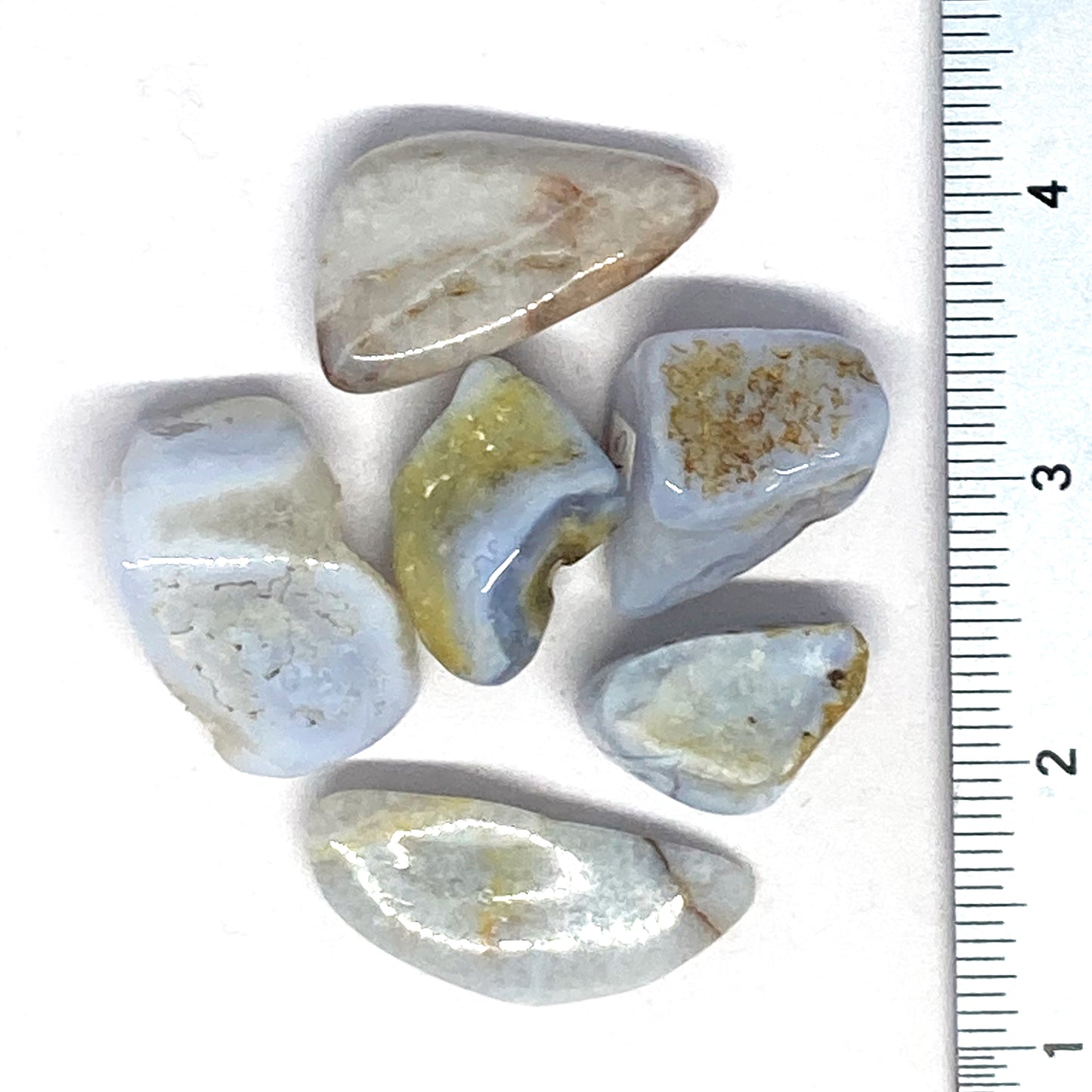 Chalcedony Blue Tumbled