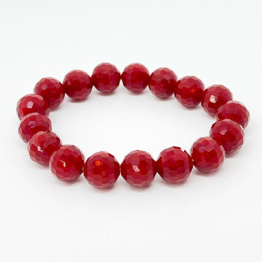 Faceted Czechoslovakian Crystal Bracelet