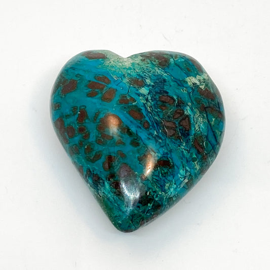 Chrysocolla Heart