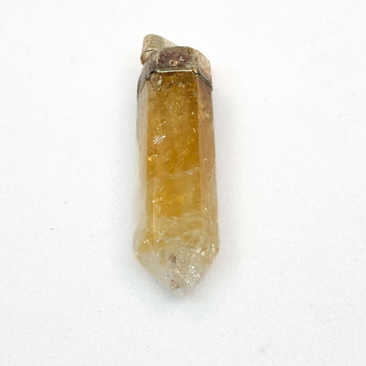 Citrine Point Pendant