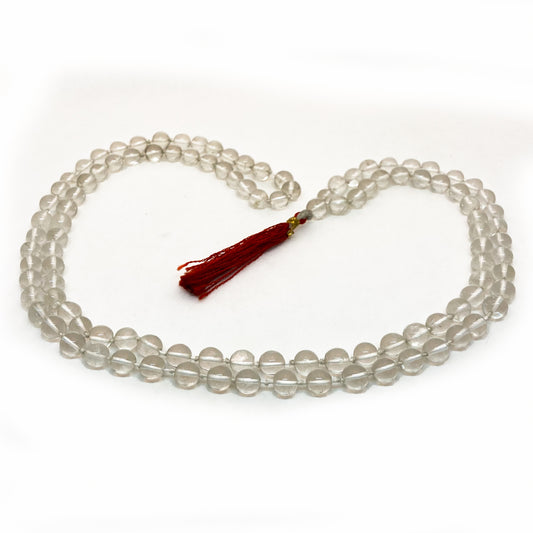 Clear Quartz Mala