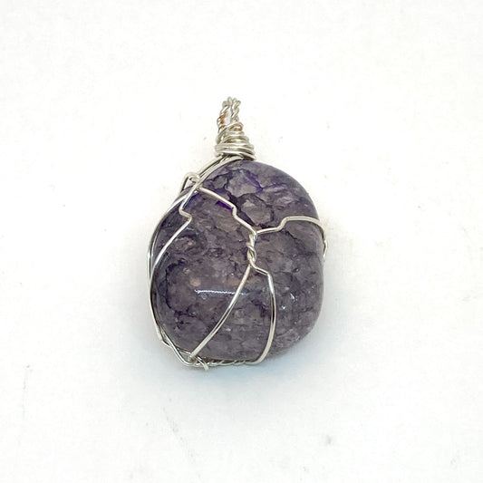 Cracked Quartz Pendant