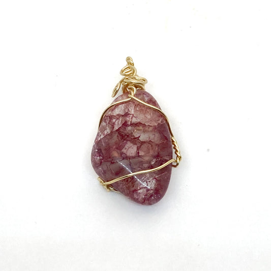 Cracked Quartz Pendant