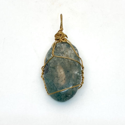 Cracked Quartz Pendant
