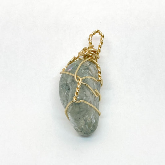 Cracked Quartz Pendant
