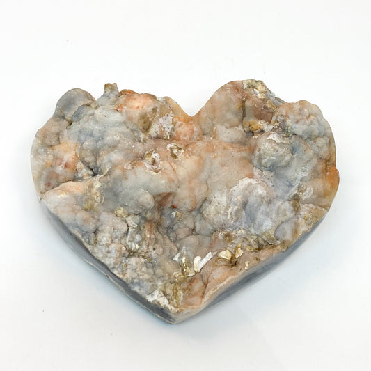 Druzy Agate Heart