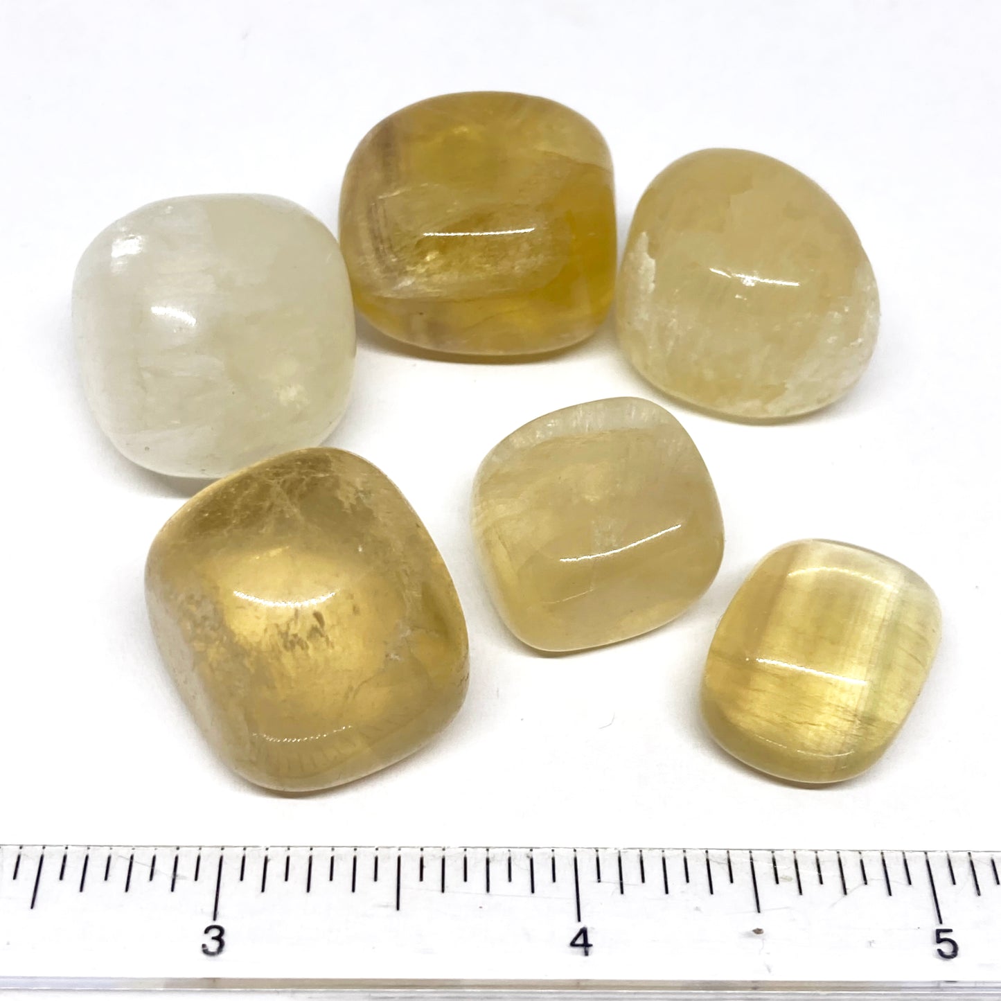 Fluorite Yellow Tumbled