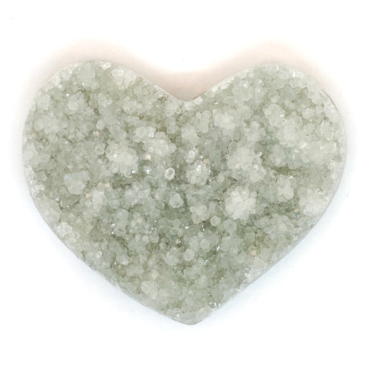 Green Amethyst Heart