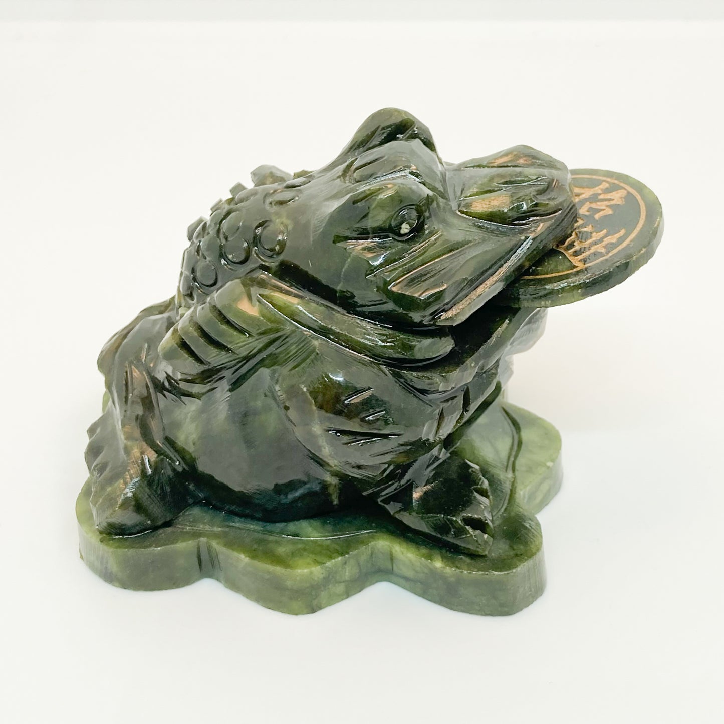 Carved Jade Money Frog