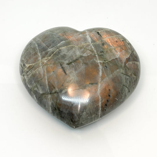 Labradorite Heart