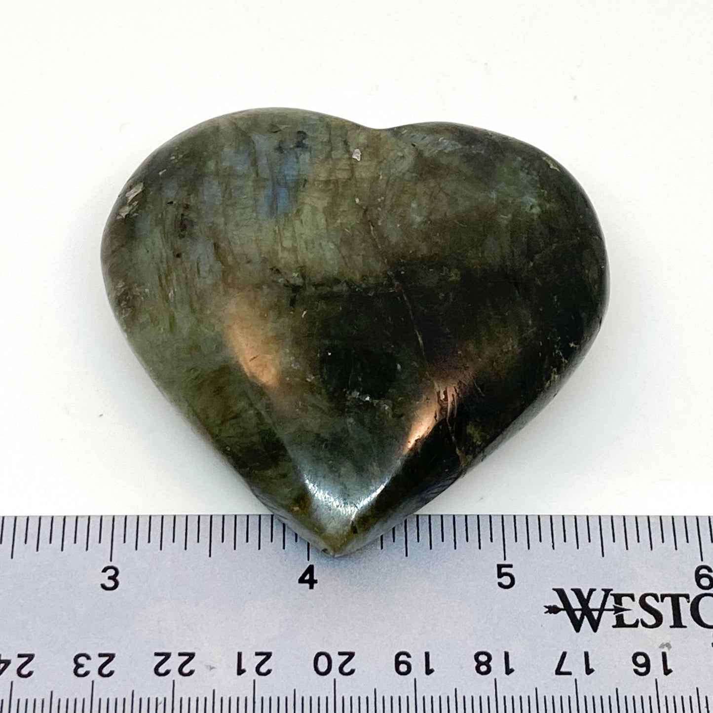 Labradorite Heart