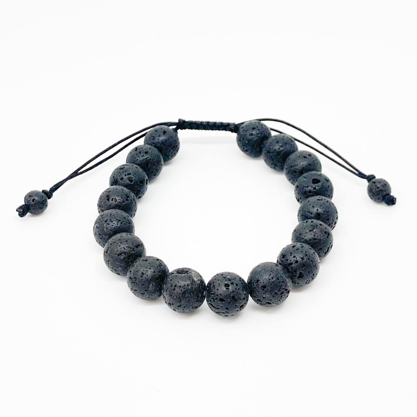 Black Volcanic Lava Bracelet