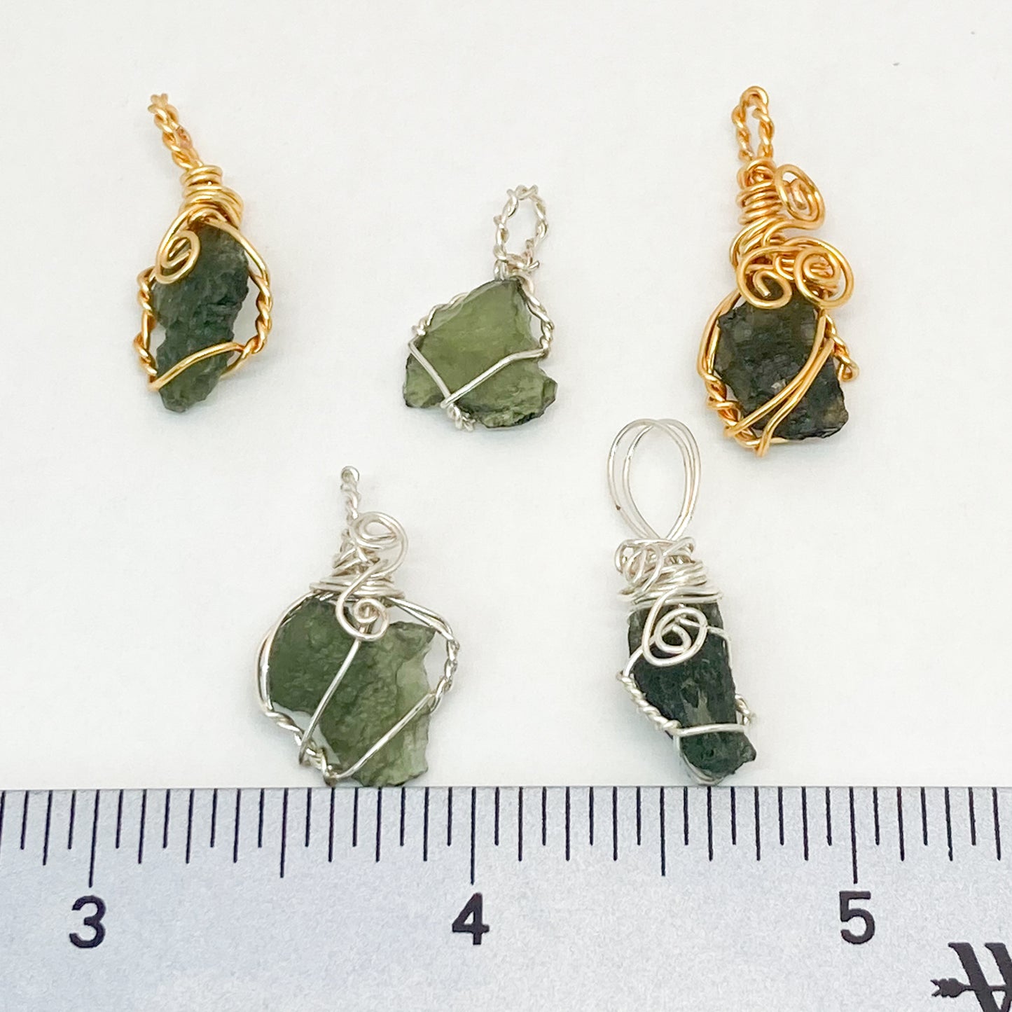 Moldavite Pendants