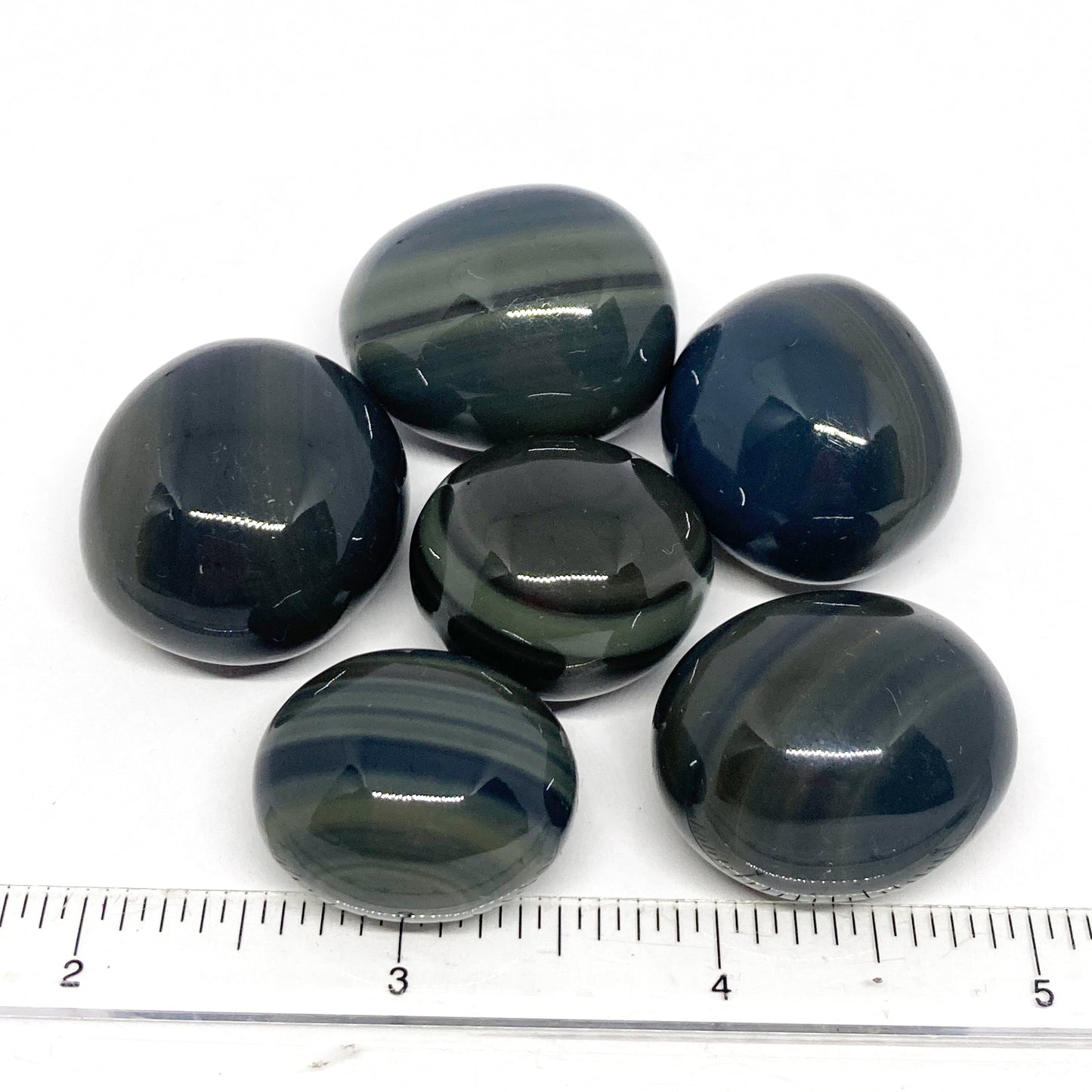 Obsidian Platinum Tumbled