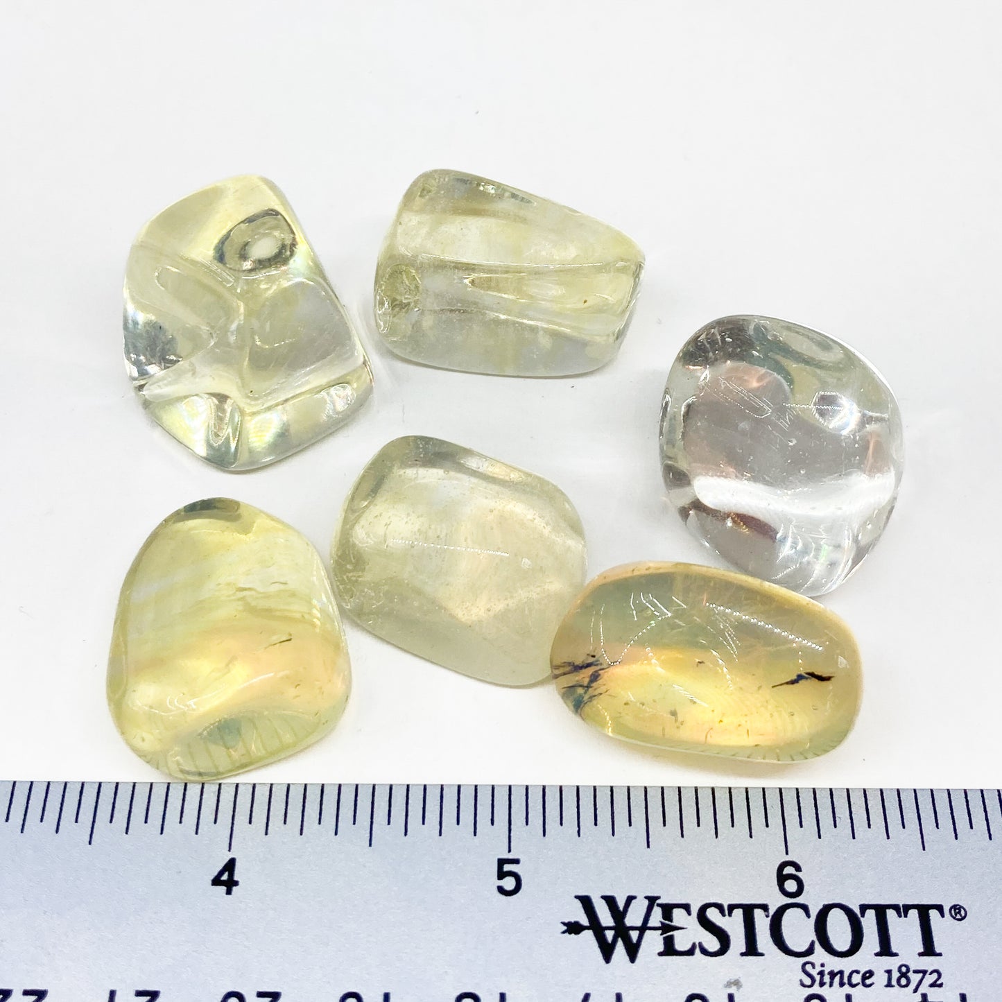 Obsidian Yellow Tumbled